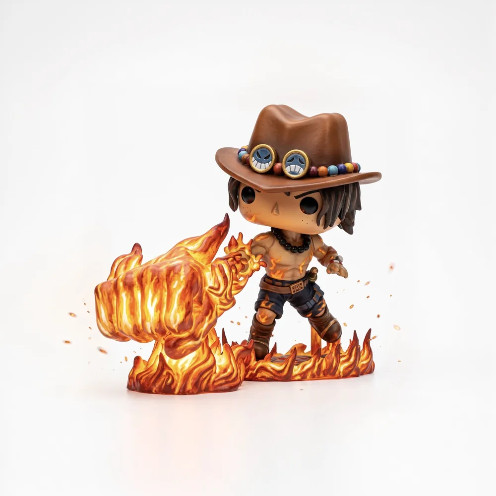 ateş yumruk ace funko pop, portgas d ace funko pop, hiken no ace funko pop, fire fist ace funko pop - One Piece Anime Funko Pop