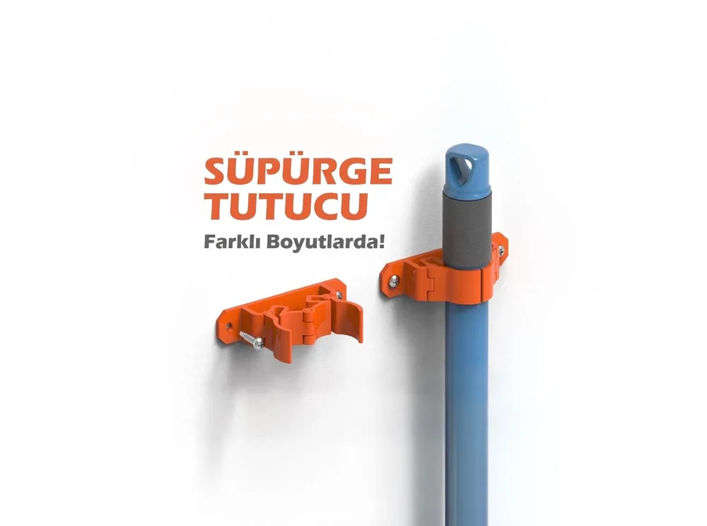 Süpürge Tutucu