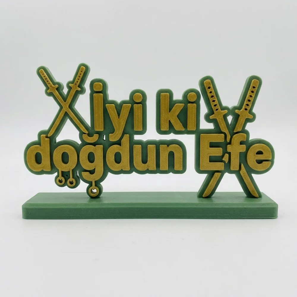 roronoa zoro doğum günü süsü - Temalı Doğum Günü Pasta Süsü (10cm)