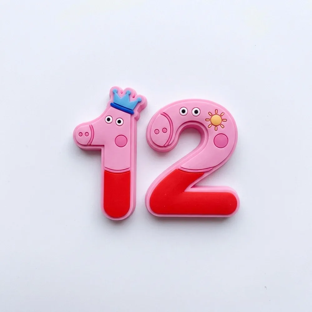 peppa pig numara - Temalı Doğum Günü Pasta Yaş Numarası (10cm)