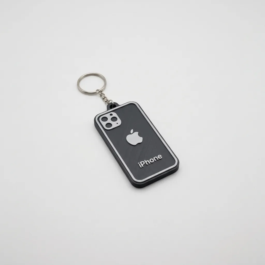 apple anahtarlık, iphone anahtarlık - Marka Anahtarlık (4 cm)