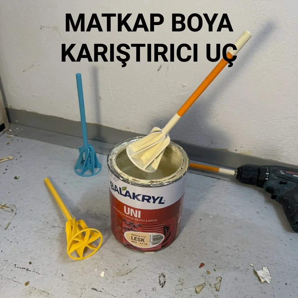 Matkap Boya Karıştırma Ucu (17 cm)