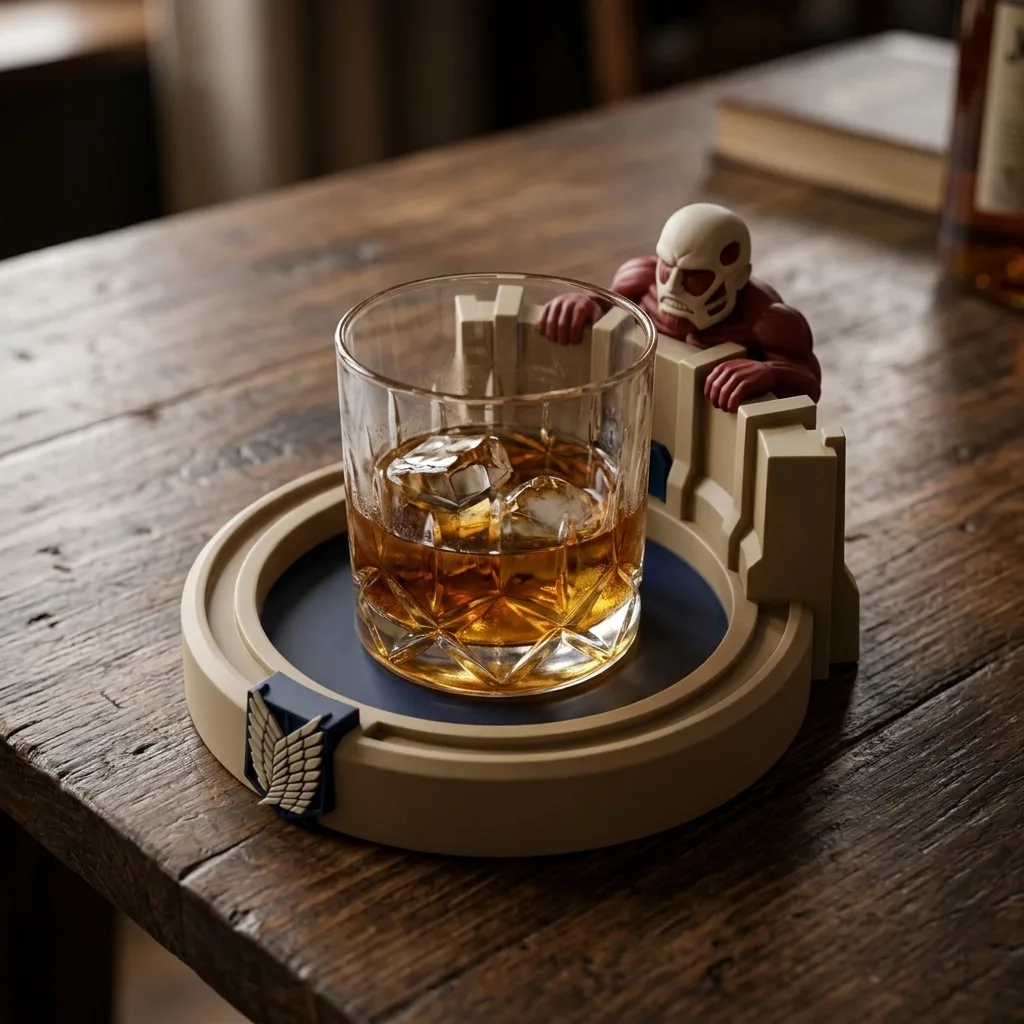 attack on titan bardak altlığı,attack on titan coaster,aot bardak altlığı,aot coaster - Temalı Bardak Altlığı