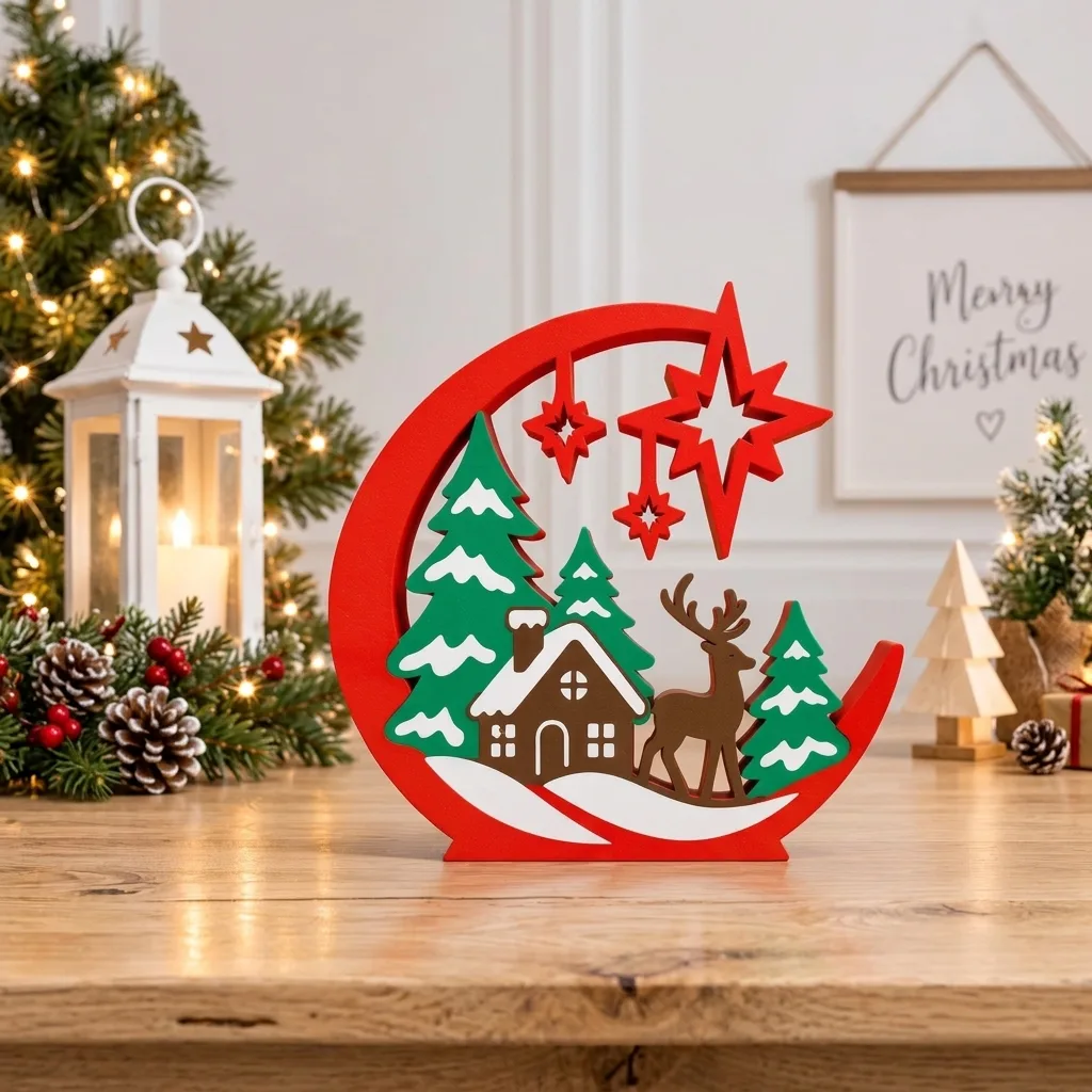 Hilal Yılbaşı Süsü (15 cm)
