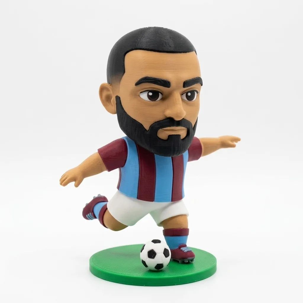 mohammad salah chibi figure,muhammed salah chibi figürü,mohammad salah figure, muhammed salah figür - Dört Büyükler Futbolcu Figürleri (10 cm)