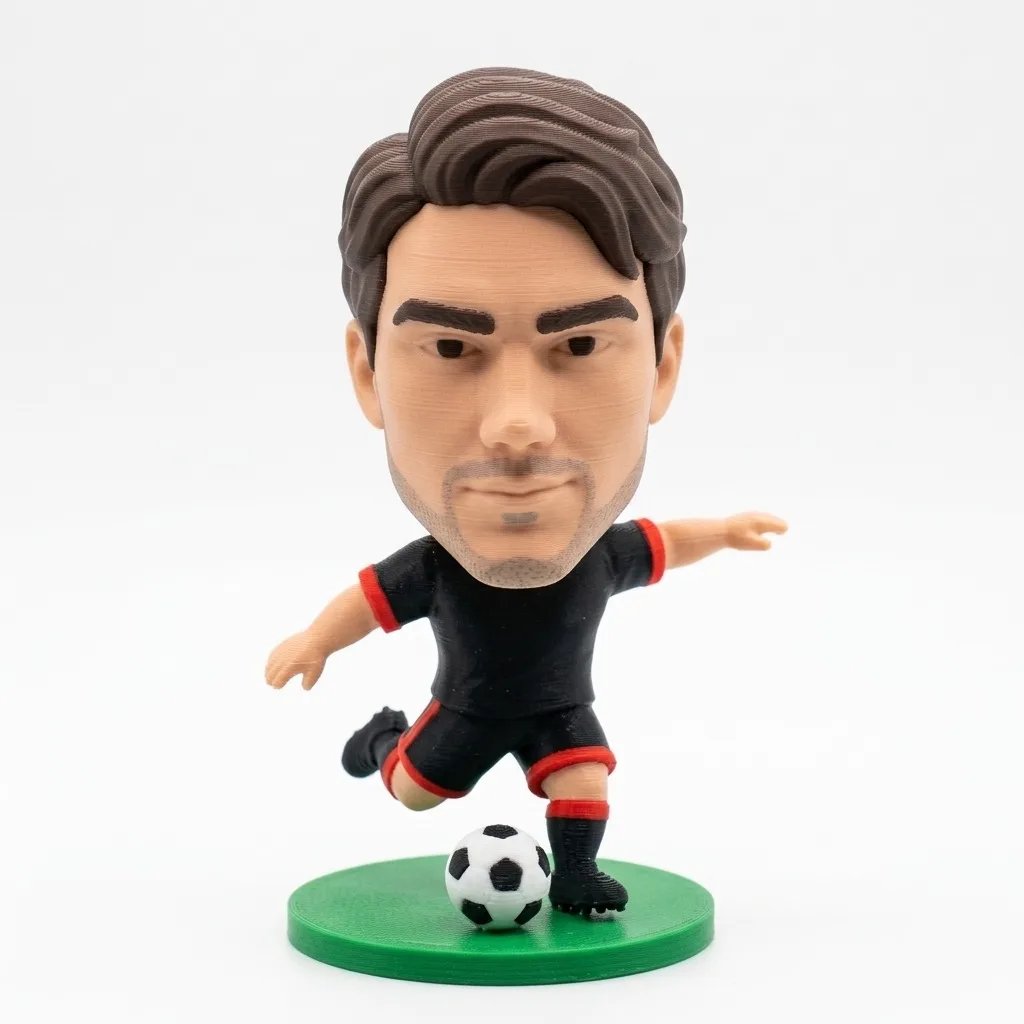 dusan vlahovic chibi figure,dusan vlahovic chibi figürü,dusan vlahovic figure, dusan vlahovic figür - Dört Büyükler Futbolcu Figürleri (10 cm)