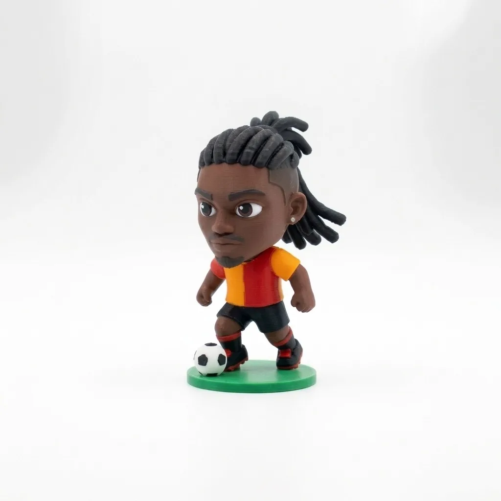 Rafael Leao chibi figure,Rafael Leao chibi figürü,Rafael Leao figure, Rafael Leao figür - Dört Büyükler Futbolcu Figürleri (10 cm)